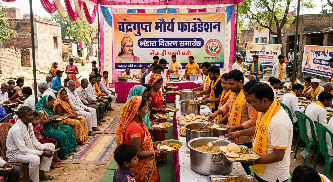 "थाली में अन्न छोड़ें नहीं, किसी भूखे का दिल तोड़ें नहीं।"